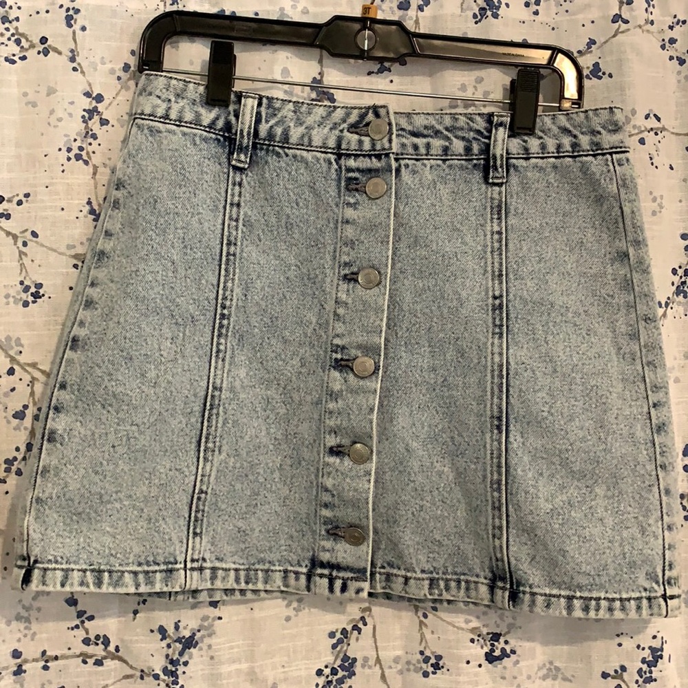 Jean Short Skirt